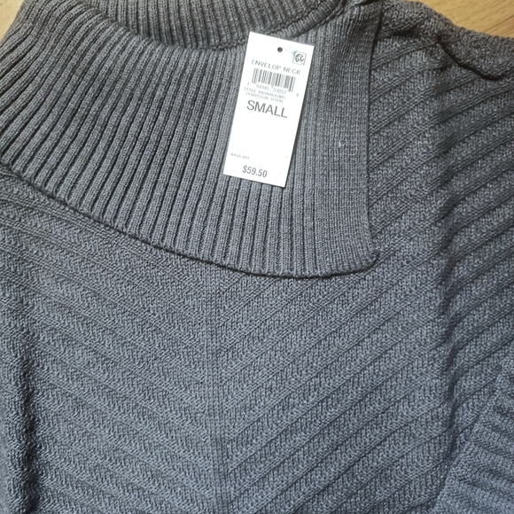 Blue Ribbed Sweater - Picture 4 of 4